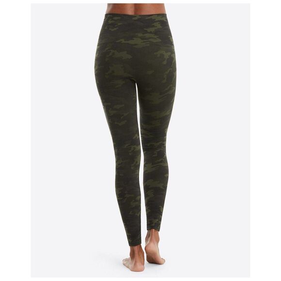 SPANX Look At Me Now Seamless High Rise Leggings Womens X-Small XS 0 Green Camo - Picture 3 of 16